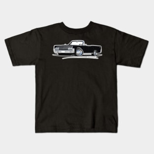 Lincoln Continental Convertible (63) Black Kids T-Shirt